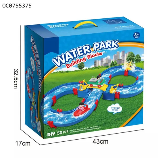 Wholesale Educational Summer 50PCS Interesting Play Water Track Park Games Toys for Children