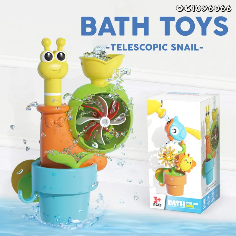 Wholesale Summer Water Play Equipments Kids Bathroom Spray Water Animal Bath Toys