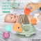 Wholesale Children Water Shower Hand Eye Soft Cube Baby Silicone Bath Toy