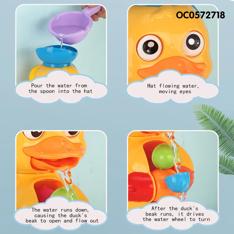 Wholesale Plastic Child Animal Bathtub Baby Bath Toys Duck