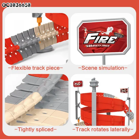 Hot Novelty and Funny 2023 High Speed Racing Track Toy Vehicles Electronic Toy for Boys