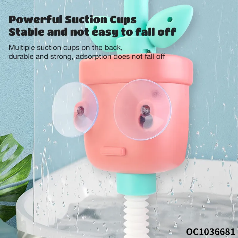 Wholesale Children Sunflower Water Games Summer Baby Bath Bathroom Shower Water Spray Toys