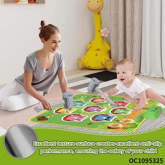 Wholesale Interactive Classic Electric Whack a Mole Game 2 Players Plastic Baby Family Board Game