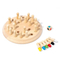 High Quality Interactive Children Educational Custom Montessori Color Wooden Chess Board Game Toy for Kids
