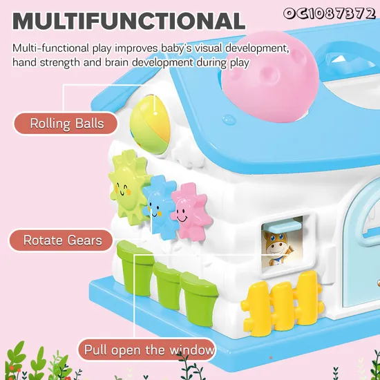 Wholesale Whack a Mole Game Kids Educational Cube Montessori Baby Board Game Toy