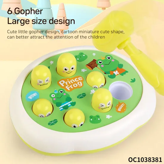 Wholesale Intelligence Child Interaction Training Plastic Whack a Mole Funny Electronic Board Games for Babies