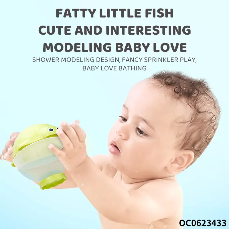 Wholesale Bathroom Educational Baby Funny Plastic Bathtub Water Sprinkler Baby Bath Toy for Kids