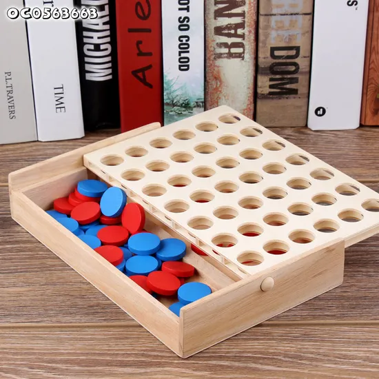 Wholesale Children Educational Family Board Games Customized Chess Wooden Cognitive Chess Toy Game