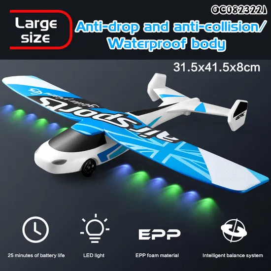 Wholesale Remote Control Foam Flying RC Helicopter Plane with Light