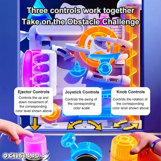 Adventure 360 Automatic Rolling Toy Sliding Ball Car Tower Toy Shooting Rotating Track Toy for Kids Hand Eye Coordination