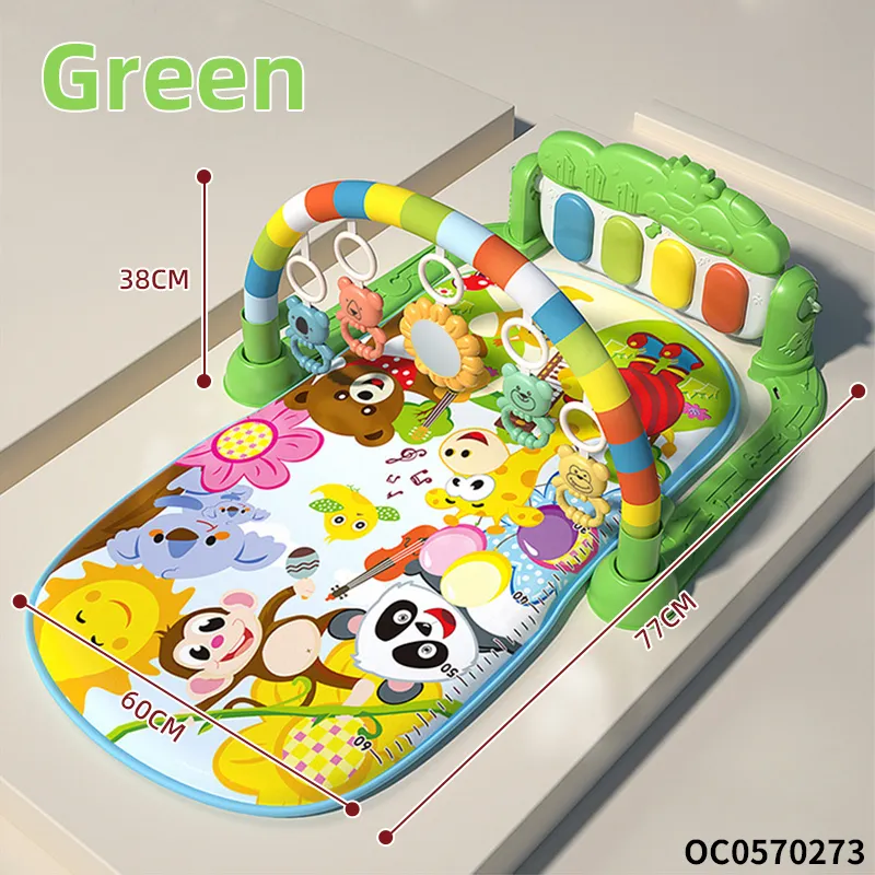 Baby Toy Keyboard Rattle Safe Foldable Training Sensory Crawling Baby Activity Music Play Mat