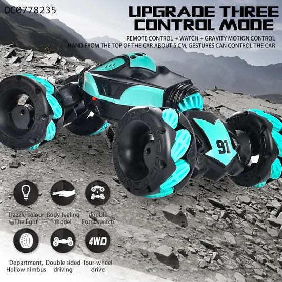 Electric Hand Sensing Twist RC 360 Rolling Stunt Drift Wholesale Radio Remote Control Car