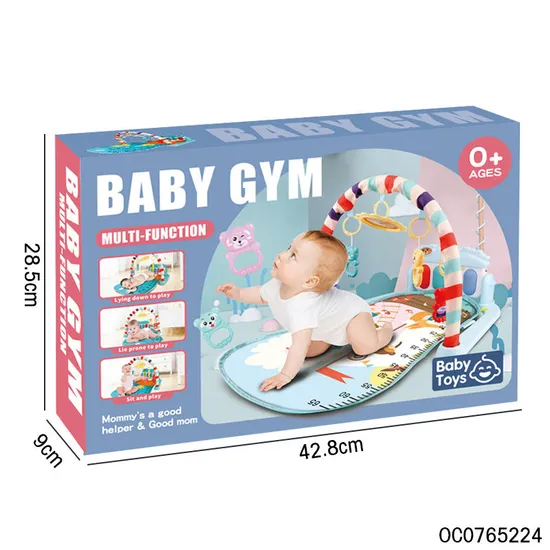 Eco Friendly Musical Piano Gym Baby Activity Exercise Music Safe Soft Play Mat Crawling Foldable Waterproof Baby Sleeping Mat