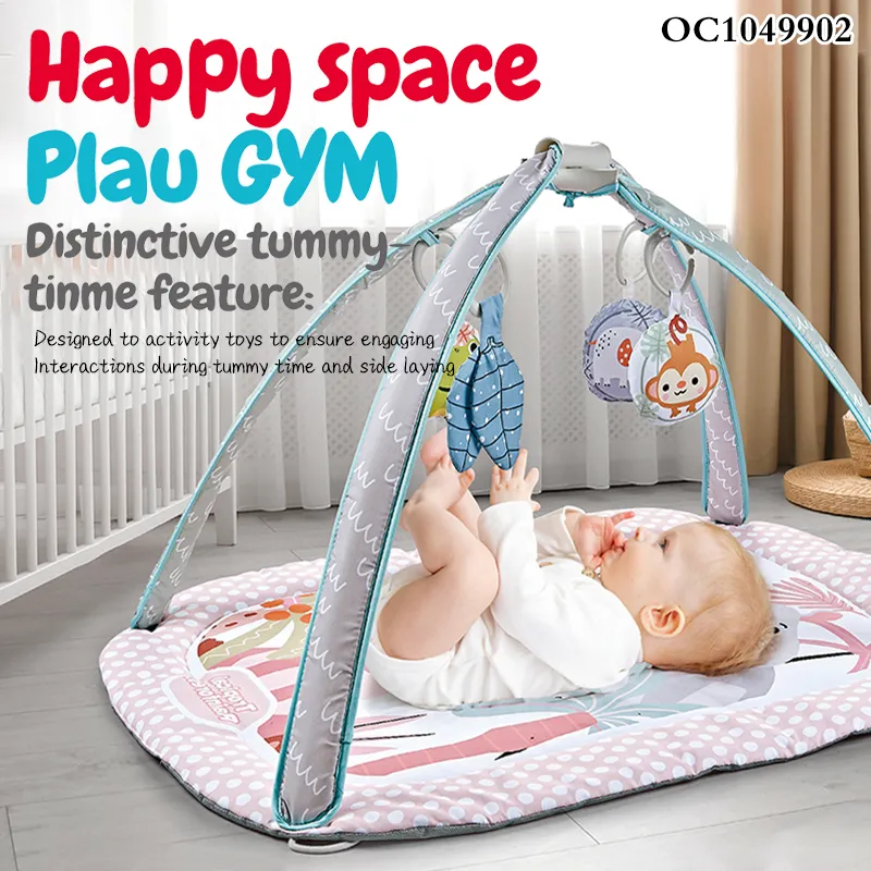 Hot Selling Safety Newborn Mat Best Training Activity Indoor Soft Play Gym Flooring Play Mat Cotton Custom Play Mat