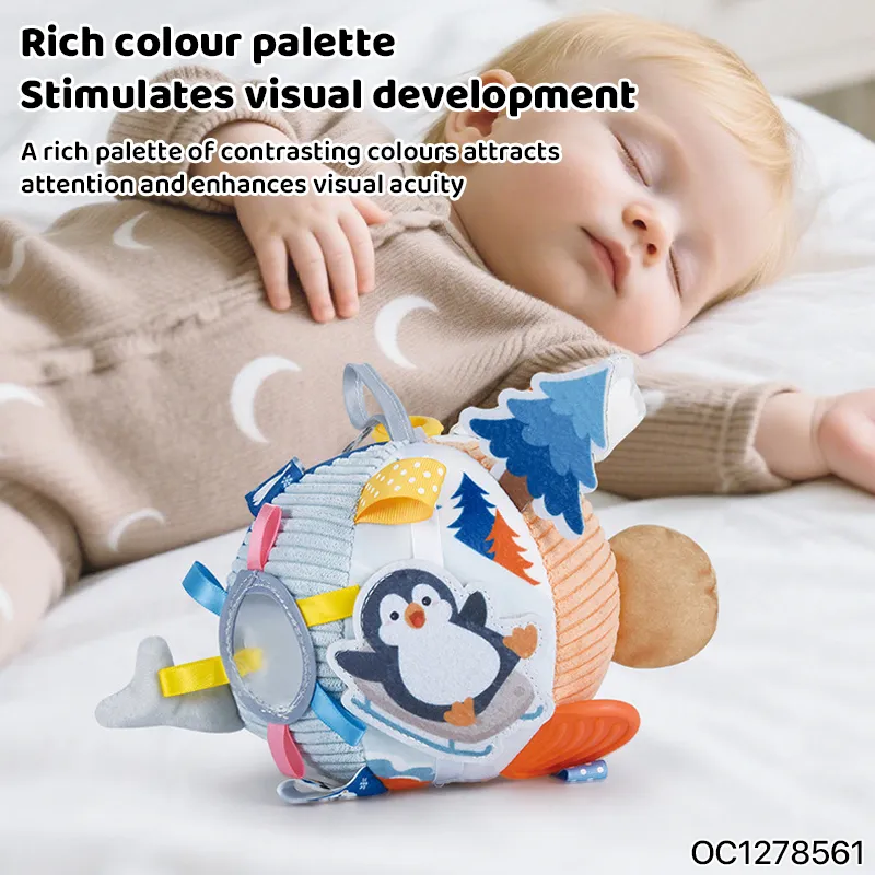 OEM Products Sensory Regulation Baby Activities Game Shaking Ball Soothing Toy Trending 2026 Soft Cube Ball