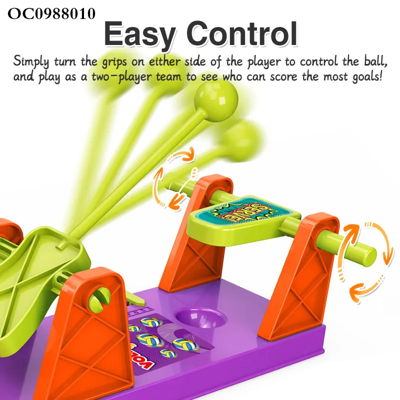 2 Players Ball Shooting Machine Volleyballboard Interactive Games for Kids Children