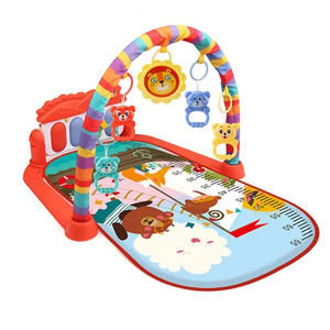 Musical Piano Keyboard Training Electric Baby Products Sensory Foldable Crawling Activity Music Play Mat