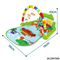 Newborn Musical Piano Pedal Baby Activity Sensory Play Mat Creative Flooring Crawling Mat with Hanging Rattle Toys