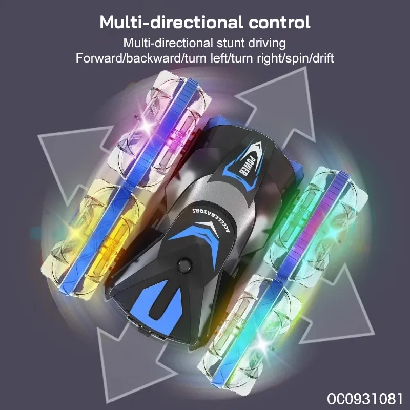 Hand Gesture Remote Control RC Stunt Amphibious Car New Double Sided 360 for Sale