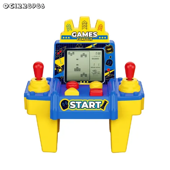 2 Players Interactive Custom Design Children Educational DIY Toys and Hand Held Games Console for Kids Ages 6-12 Boys