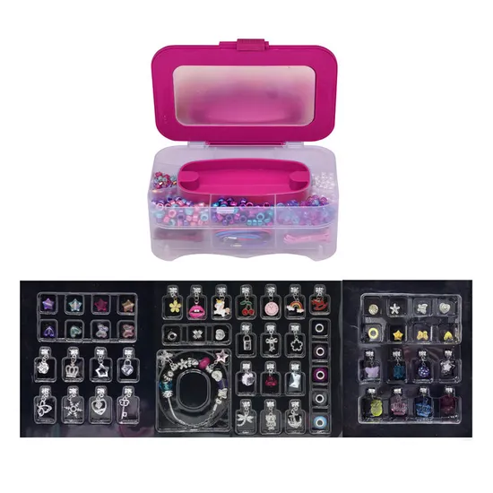 Multiple Accessories DIY Handmade Beads Bracelet Making Accessories Kit for Girls Toys