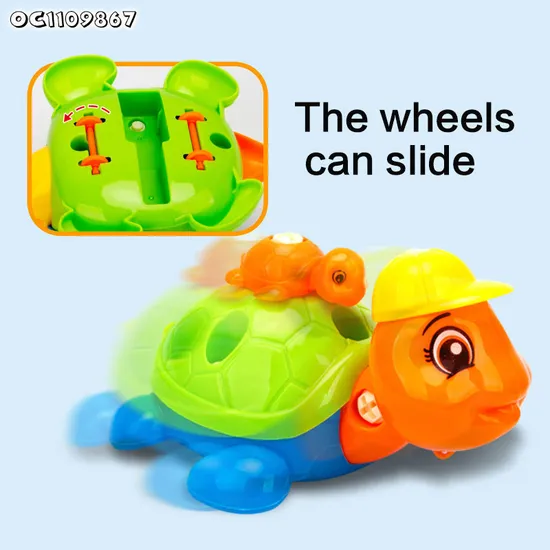 Animal Assembly Tool Kits Small Promotional Turtle Small Plastic Self Disassembling and Assembling Toy for Kids with Screws Nuts