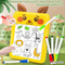 Children Game Matching Puzzle Drawing Writing Board Stem New Montessori Toys Early Educational Toys with Colorful Pens Wholesale