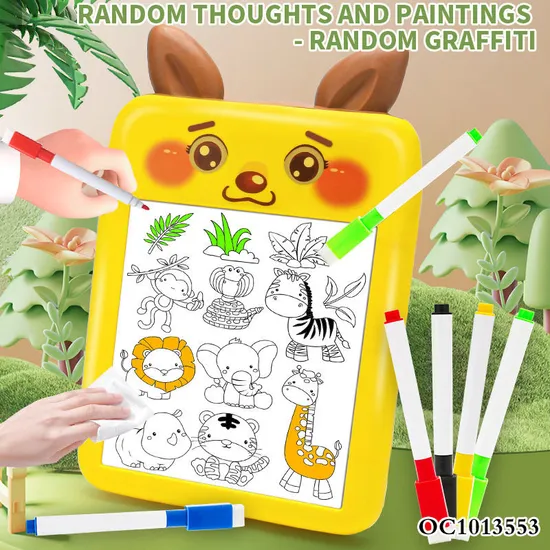 Children Game Matching Puzzle Drawing Writing Board Stem New Montessori Toys Early Educational Toys with Colorful Pens Wholesale