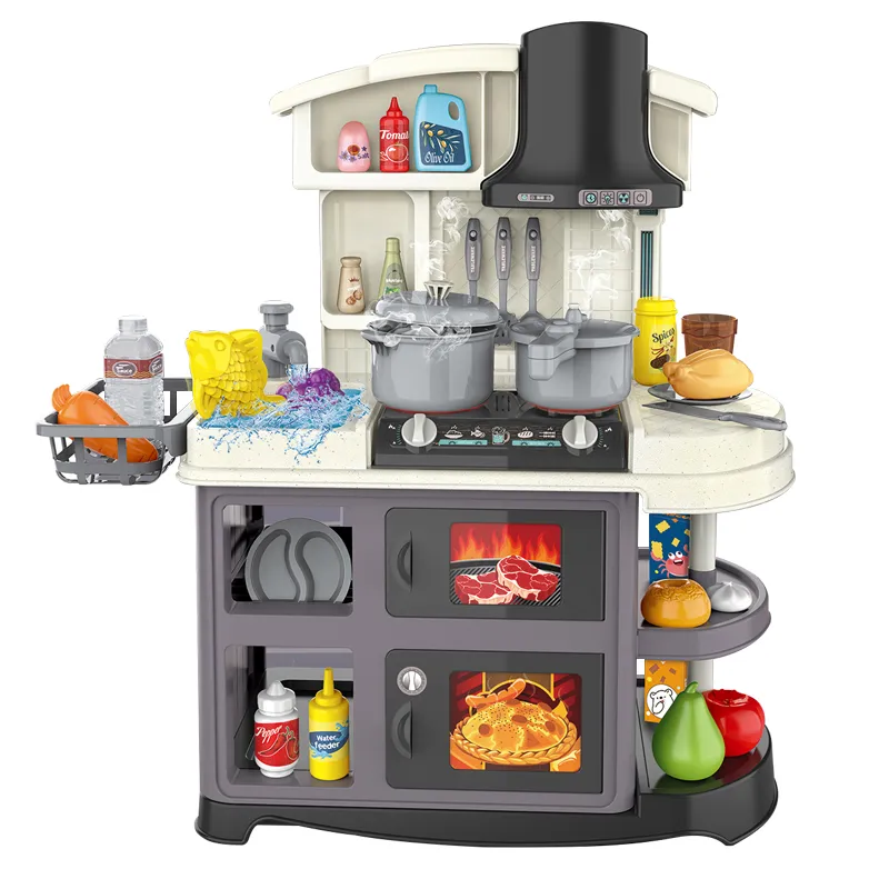 Modern Luxury Household Items Miniature Kitchen Toys Play Set for Cooking