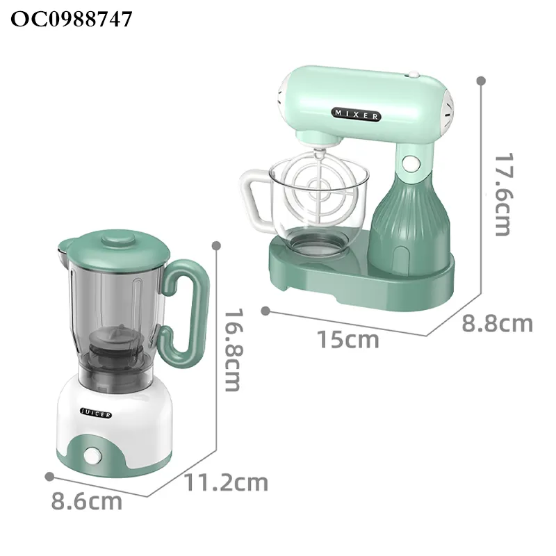 Pretend Play Preschool Toy Plastic Home Appliance Kitchen Funny Juicer Machine Toy Blender