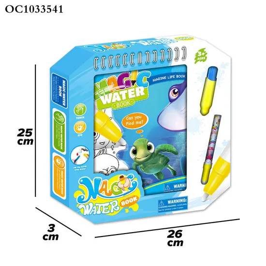 Sea Animals Pattern Creative and DIY Toys Custom Magic Water Coloring Book Educational Games From The Age of 3 Years