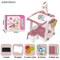 Early Education Toys New Kids Electronic Light up Drawing Writing Board Flashlight Projector Learning Desk Chair Set with Pens