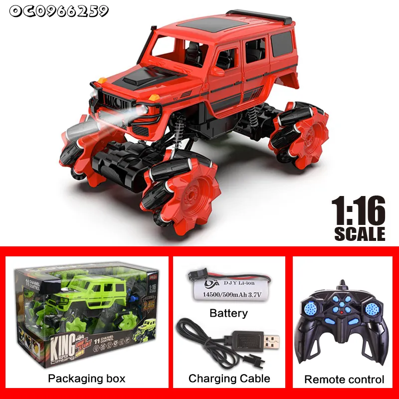 Wholesale 1: 16 Scale Remote Control Model off Road Toys Race Game RC Drift Car with Light
