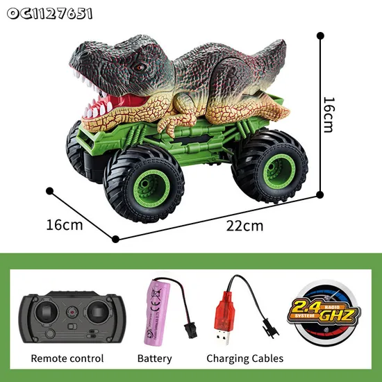 Wholesale Drift Boys RC Race off Road Toy Car Dinosaur Drift Truck Toy