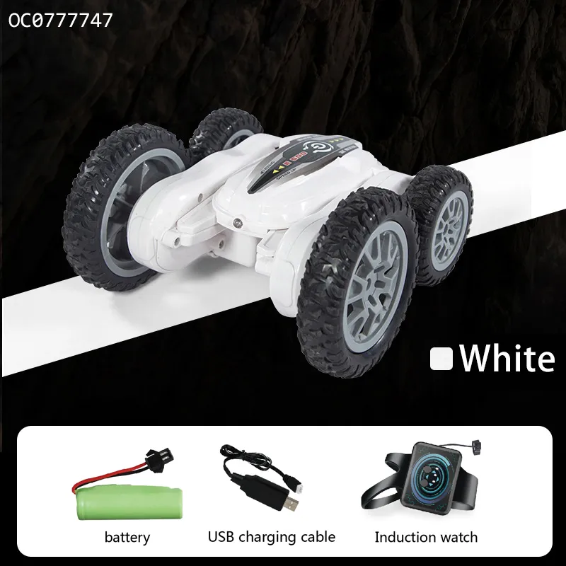 Low Price Kids Remote 4WD Watch Control RC Stunt Car 360 Rotating Toys Car