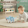 Styracosaurus Cognitive Educational Toys 3D Animal Collectable Simulation Realistic 4 Inch PVC Solid Dinosaur for Kids Boys