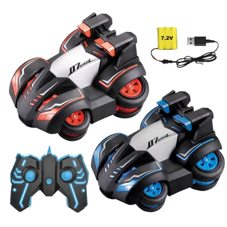 RC Drift Stunt 360 Spin Dancing Remote Control with Light Toys Car for Kids