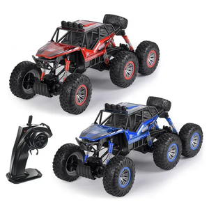 Metal off-Road 1: 8 Electric Remote Model Control RC Drift Toy 6 Wheels