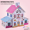 Montessori Children Toy Educational DIY Doodle Painting Kit Cardboard House Toy for Kids
