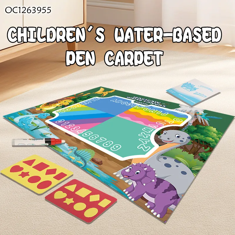 Montessori Educational Water Doodle Drawing Mat Kids Painting Writing Board Learning Early Education Toys