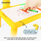 Kids Colour Set Toys Creative Projector Wholesale Magnetic Writing Drawing Table Board