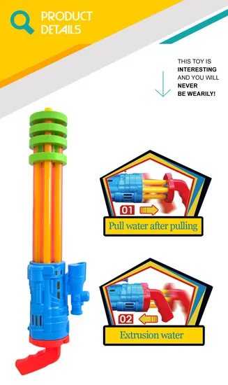 Wholesale Outdoors Plastic Pellet Weapon Toy Water Pressure Guns for Water Games Park