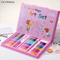 Wholesale 208 Pieces Case Drawing Art Set Art Pencil Set Drawing Montessori Educational Toys Pen Set for Kids Watercolor Artist Drawing Toy