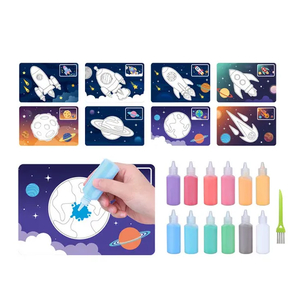 Creative Space DIY Doodle Painting Arts and Crafts Plastic Educational Materials Montessori Educational Toys