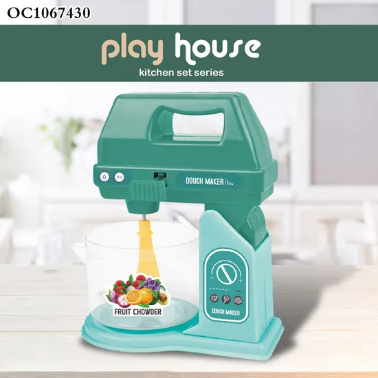 Wholesale Pretend Play Funny Juicer Plastic Mini Electric Blender Children's Plastic Kitchenkids Toys