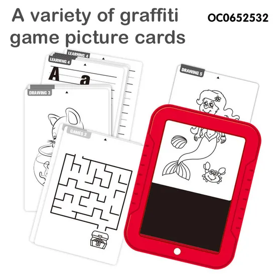 Wholesale Magnetic Kids Electronic 8 Colour Lights Children LCD Writing and Drawing Board