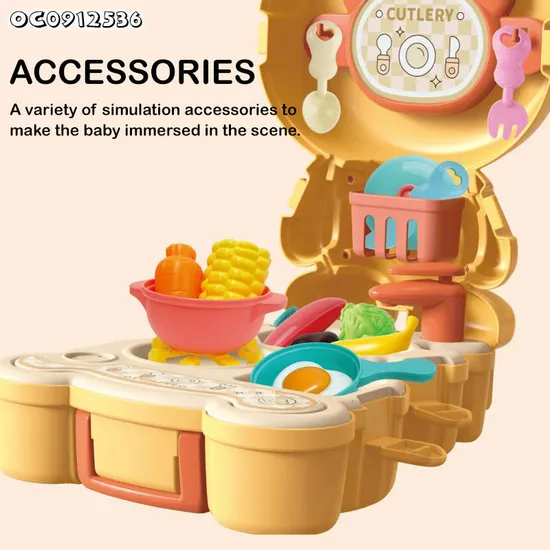 Wholesale Pretend Educational Play Vegetable Fruit Food Fun Cooking Role Play House Kitchen Toys for Kids