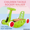 Multifunctional Wholesale Designed New Model Ride on Car Shaped 3 in 1 Plastic Educational Baby Walker with Wheels and Seat