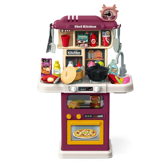 Wholesale Plastic Children House Food Toys Big Kitchen Cooking Pretend Role Play Set