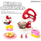 Wholesale Kitchen Kids Pretend Play Plastic Mini Kitchen Birthday Cake Toys with Knife and Fork